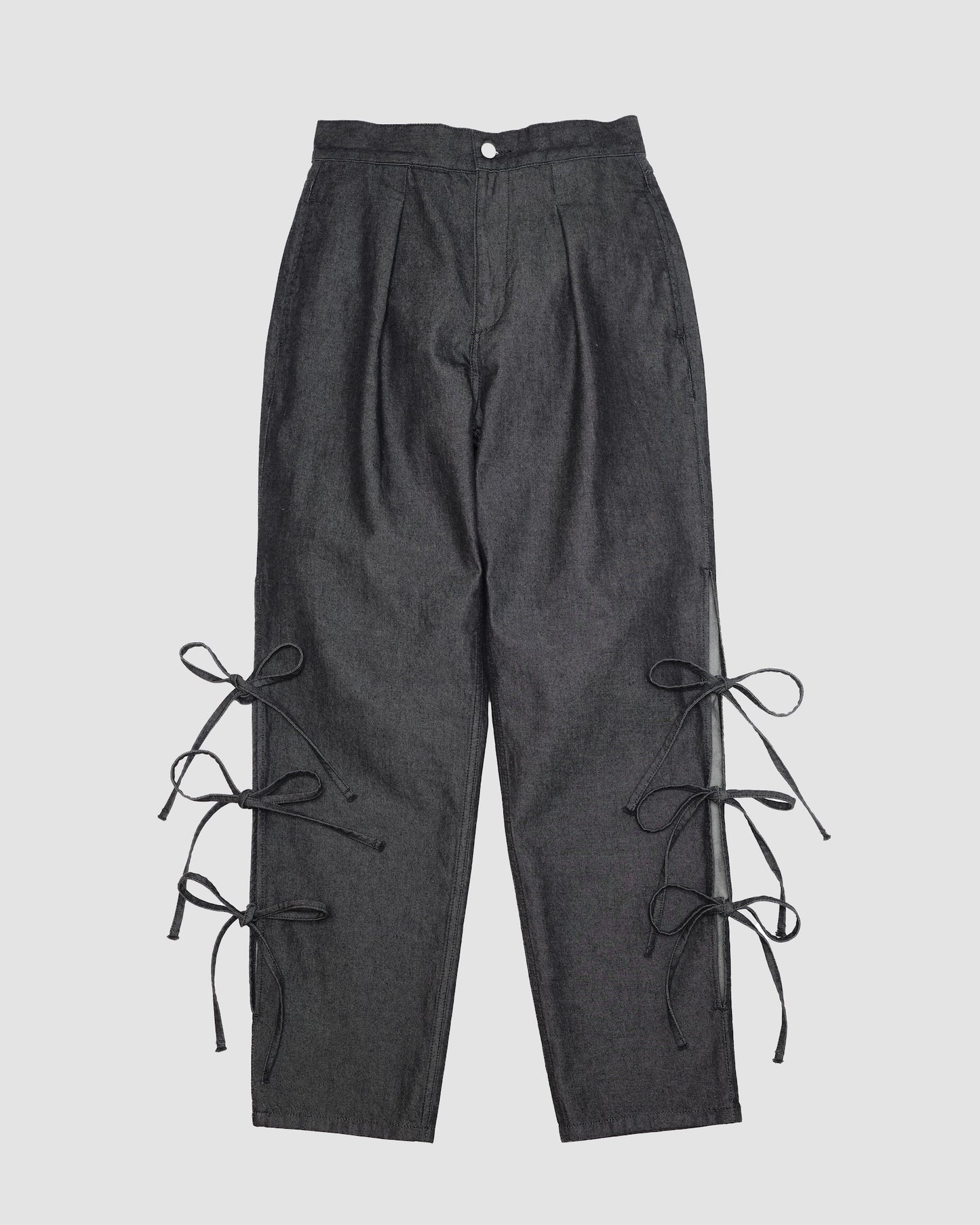 JAZ - Side slit with bow BLACK LIVINGTONE OFFICIAL WEB STORE
