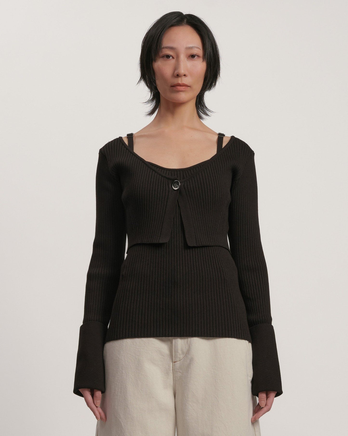 DOLK combi knit INDIGO LIVINGTONE OFFICIAL WEB STORE