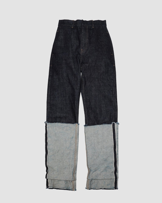 DOLK5 - Straight loose INDIGO LIVINGTONE OFFICIAL WEB STORE