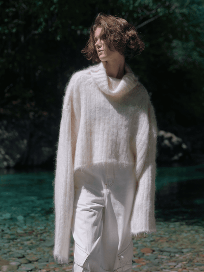 OLLIE - Belted cargo WHITE LIVINGTONE OFFICIAL WEB STORE