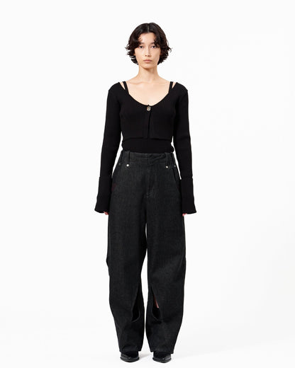 NAJA - Crazy pattern with slit BLACK LIVINGTONE OFFICIAL WEB STORE