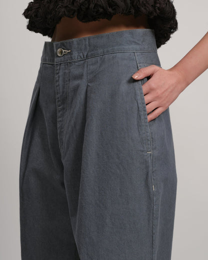 JAZ - Side slit with bow GREY LIVINGTONE OFFICIAL WEB STORE