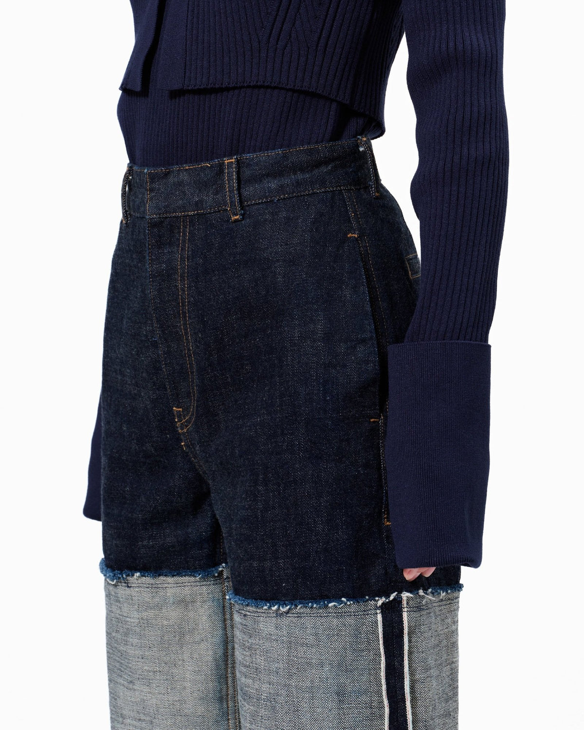 DOLK8 - High switch straight-leg LIVINGTONE OFFICIAL WEB STORE