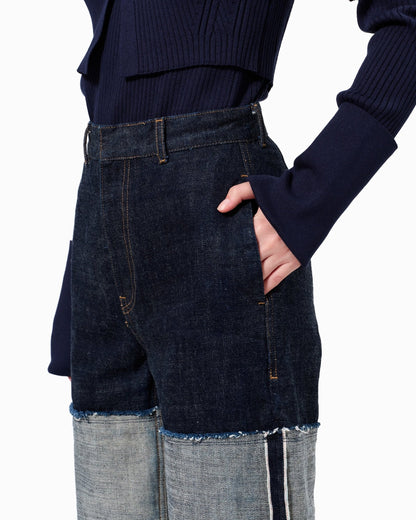 DOLK8 - High switch straight-leg LIVINGTONE OFFICIAL WEB STORE