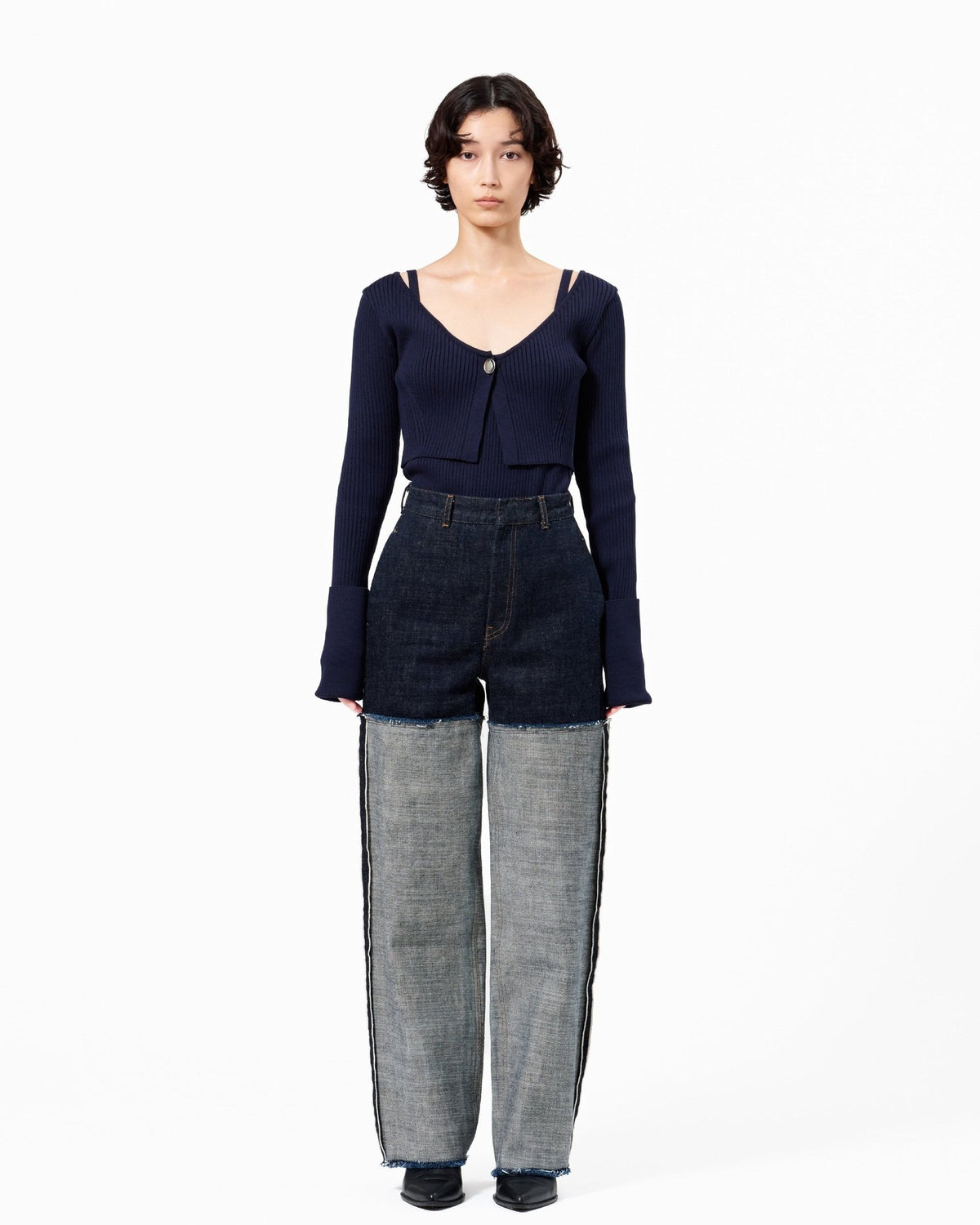 DOLK8 - High switch straight-leg LIVINGTONE OFFICIAL WEB STORE