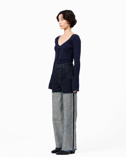 DOLK8 - High switch straight-leg LIVINGTONE OFFICIAL WEB STORE
