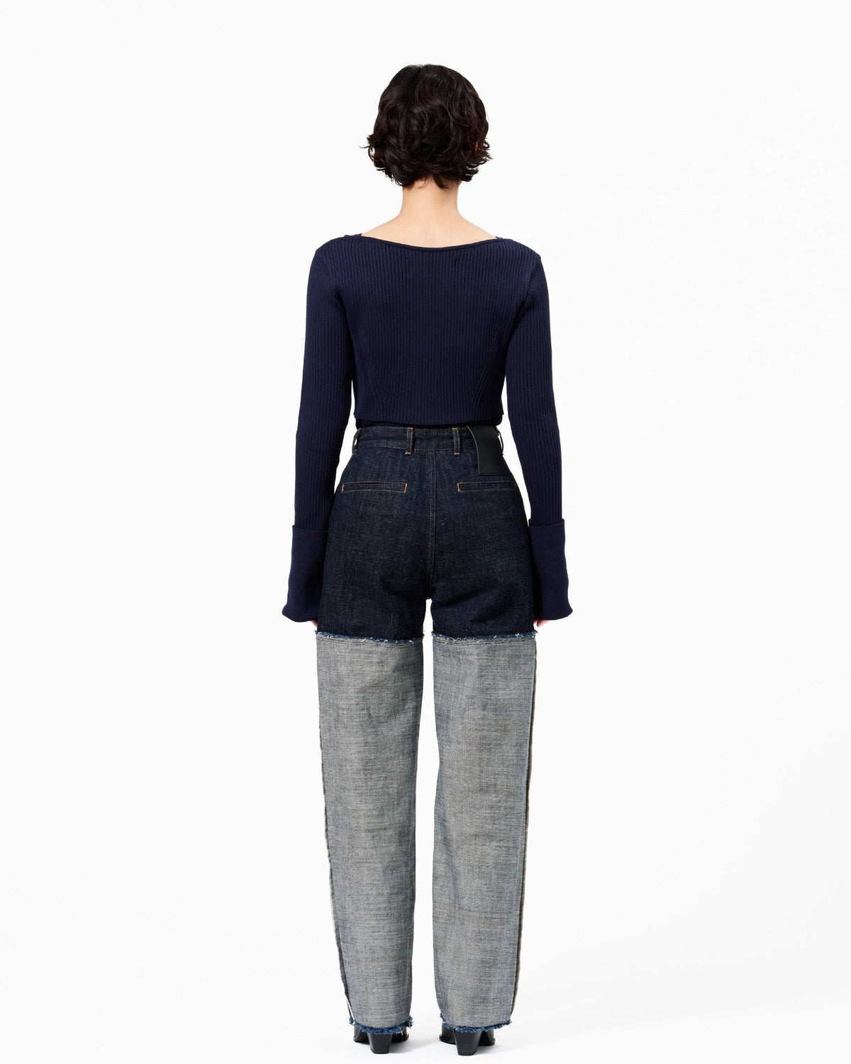 DOLK8 - High switch straight-leg LIVINGTONE OFFICIAL WEB STORE