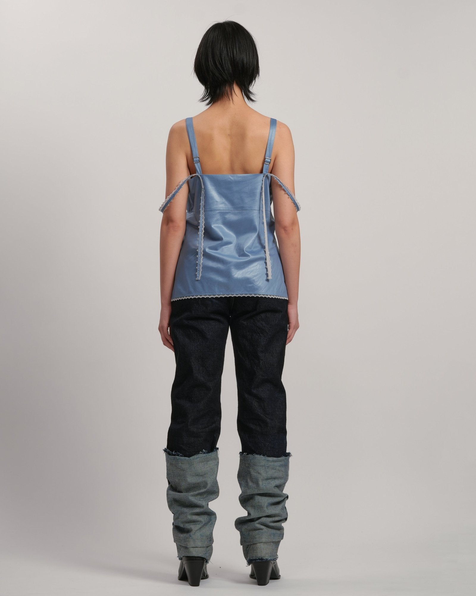DOLK5 - Straight loose INDIGO LIVINGTONE OFFICIAL WEB STORE