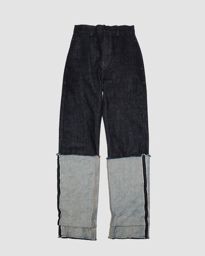 DOLK5 - Straight loose INDIGO LIVINGTONE OFFICIAL WEB STORE